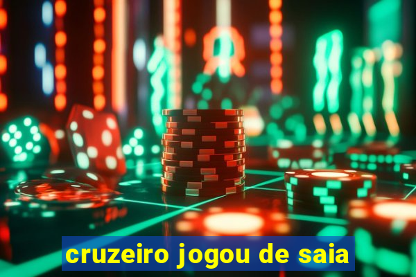 cruzeiro jogou de saia